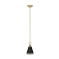 Hunter 19442  Klein 1 Light Metal Pendant 6 Inch Image 1