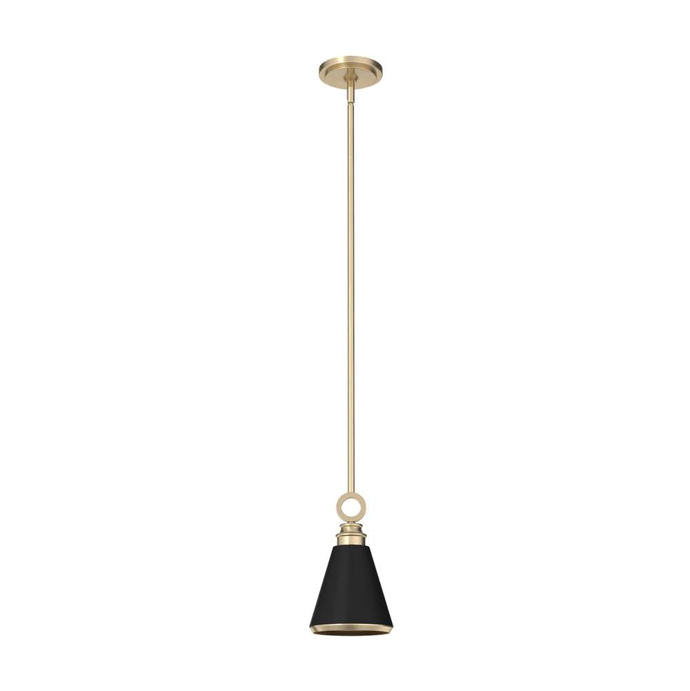 Hunter 19442  Klein 1 Light Metal Pendant 6 Inch Image 1