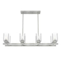 Hunter Hartland 8 Light Linear Brushed Nickel