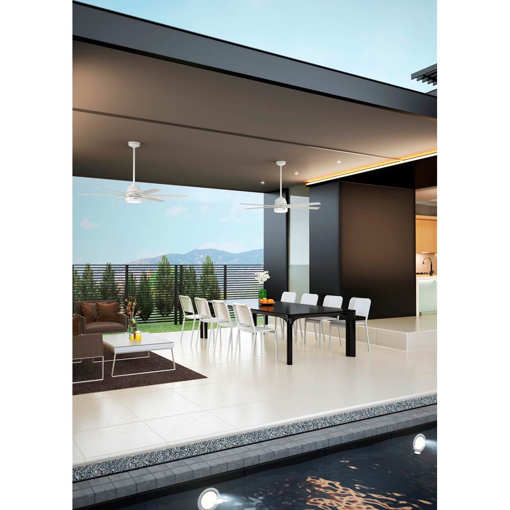 Hunter 52370 Fresh White 60in Skysail -fresh White Image 2