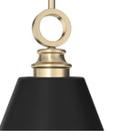 Hunter Klein 1 Light Metal Pendant 12 Inch