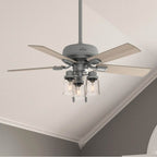 Hunter 50649 Matte Silver Hartland 44'' -matte Silver Image 1