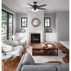 Hunter 52387 Matte Black 52 Inch Builder Matte Black Ceiling Fan With Led Light Kit And Pull Chain Image 4