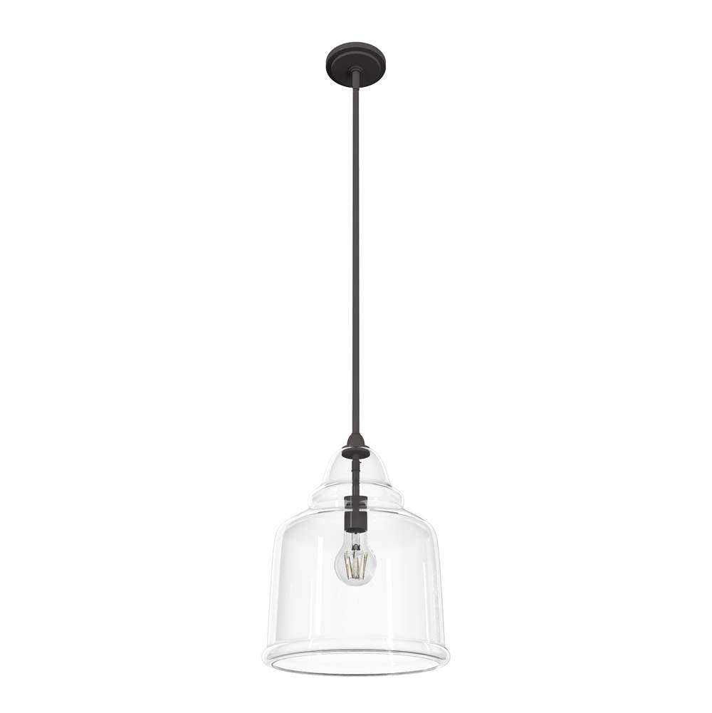 Hunter 19654 Noble Bronze Dunshire 1 Light Pendant 12 Inch Image 2