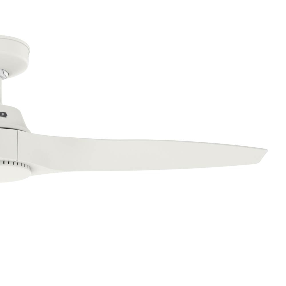 Hunter 52617 Matte White 52in Mosely - White Image 6