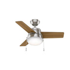 Hunter 59303 Brushed Nickel 36'' Aker-brushed Nickel Image 1