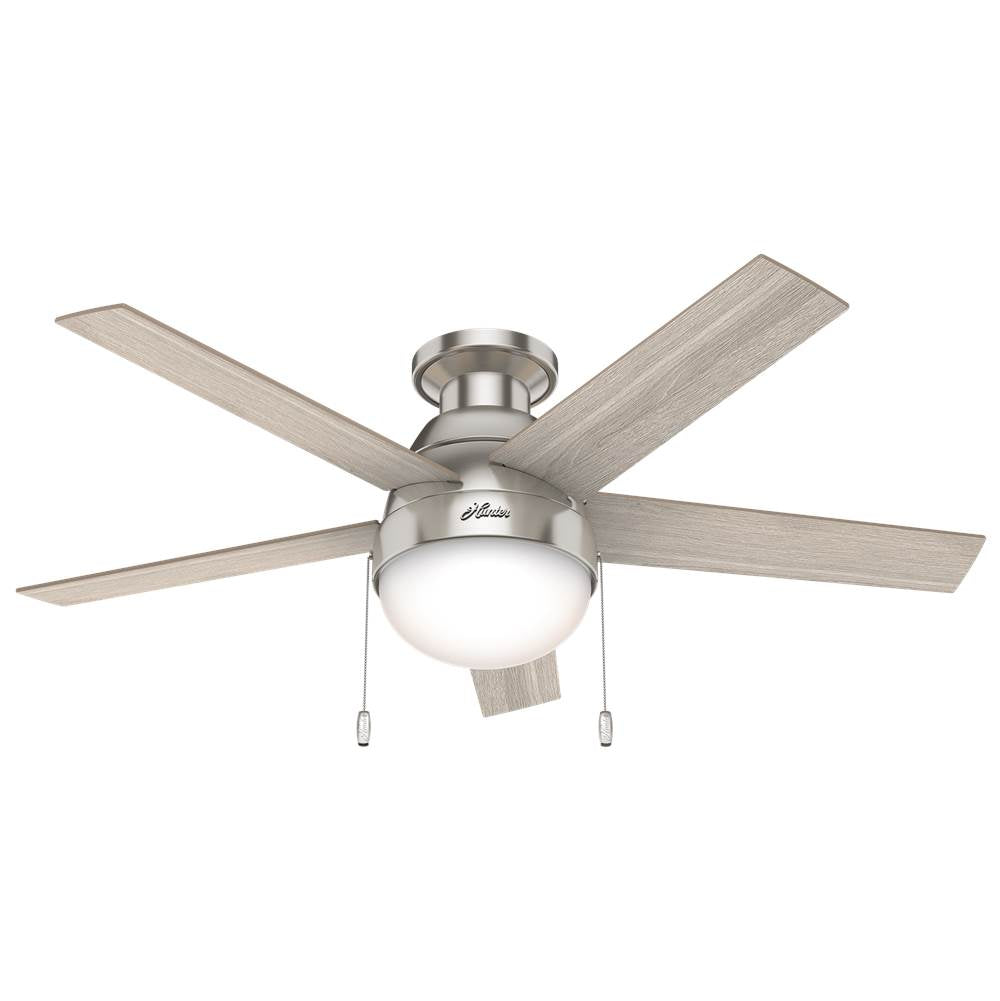 Hunter 50278 Brushed Nickel 46'' Anslee Lp-brushed Nickel Image 1