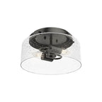 Hunter 19015 Noble Bronze Hartland 2 Light Flush Mount Image 1