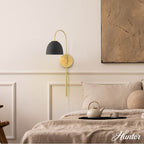 Hunter Erling 1 Light Large Pin Up Sconce Gold