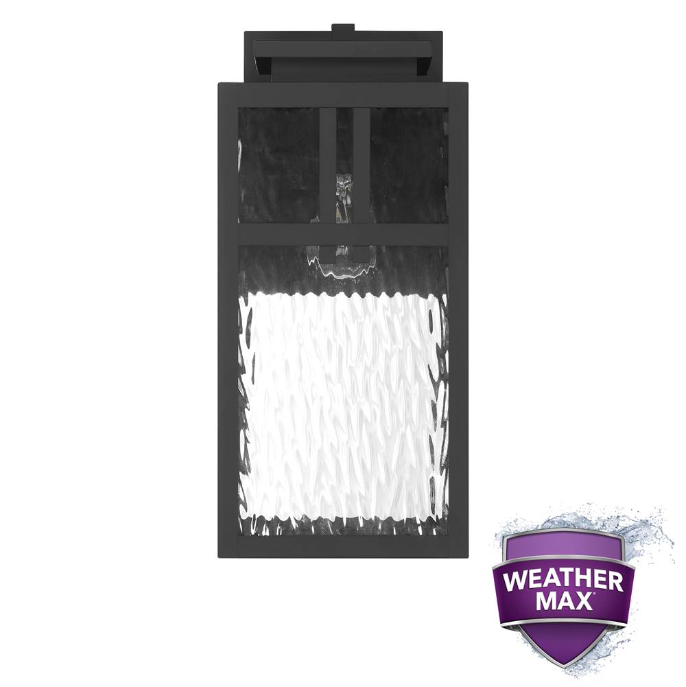 Hunter Aspenbrook Outdoor 1 Light Large Wall Light Black