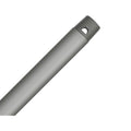 Hunter  Matte Silver 12'' Downrod