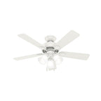 Hunter 50885 Fresh White 44'' Swanson - Fresh White Image 1