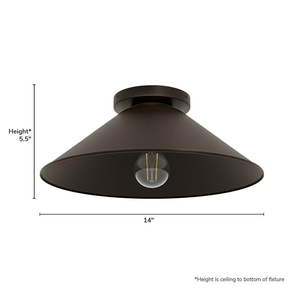 Hunter 46025 Matte Bronze Hunter Skyflow Matte Bronze 1 Light Medium Image 4