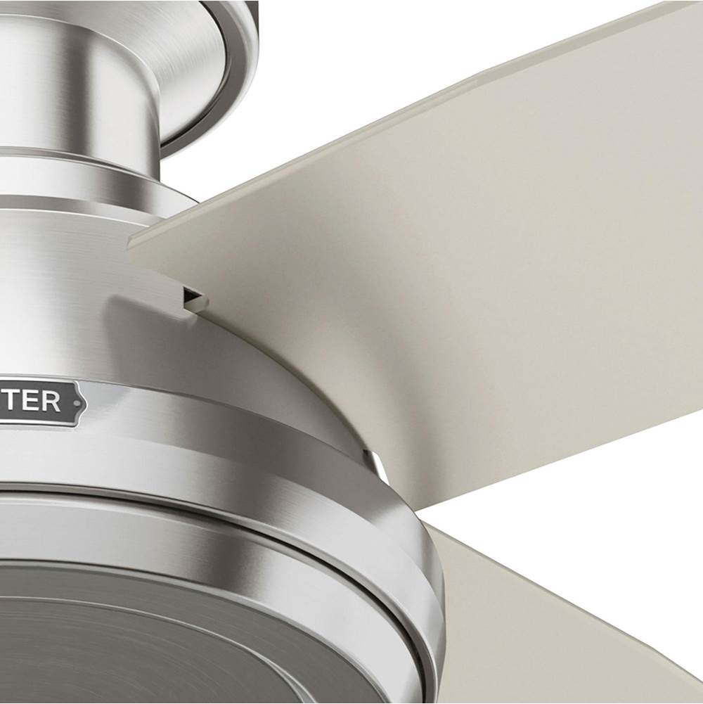 Hunter 59335 Brushed Nickel 44 Inch Dempsey Lp Brushed Nickel Image 5