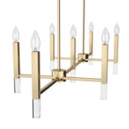 Hunter 19986 Alturas Gold Sunjai Alturas Gold 7 Light Chandelier Ceiling Light Fixture Image 8