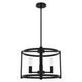 Hunter Astwood 4 Light Chand Matte Black