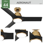 Hunter 52885 Luxe Gold 44 In Aeronaut - Luxe Gold / M Image 6