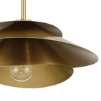 Hunter 48156 Alturas Gold Hiro 1 Light Large Pendant Gold Image 2
