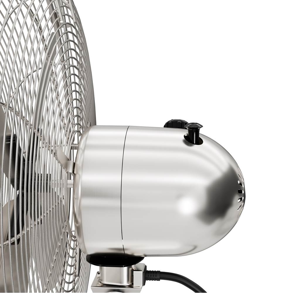 Hunter 97317 Brushed Nickel Standing Fan Image 5