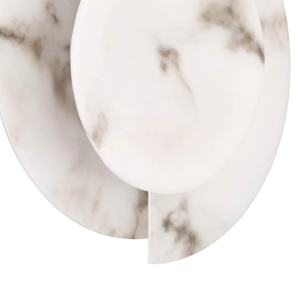 Hunter Opaline Crest Opaline Crest Jasmine Roth Led 8 Inch Sconce