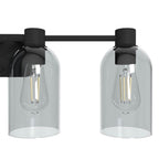 Hunter 19711 Natural Iron Hunter Lochemeade Natural Iron 4 Light Vanity Wall Light Fixture Image 4