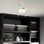 Hunter 52488 Fresh White 44 Inch Anisten Fresh White Ceiling Fan With Led Light Kit And Pull Chain Image 4