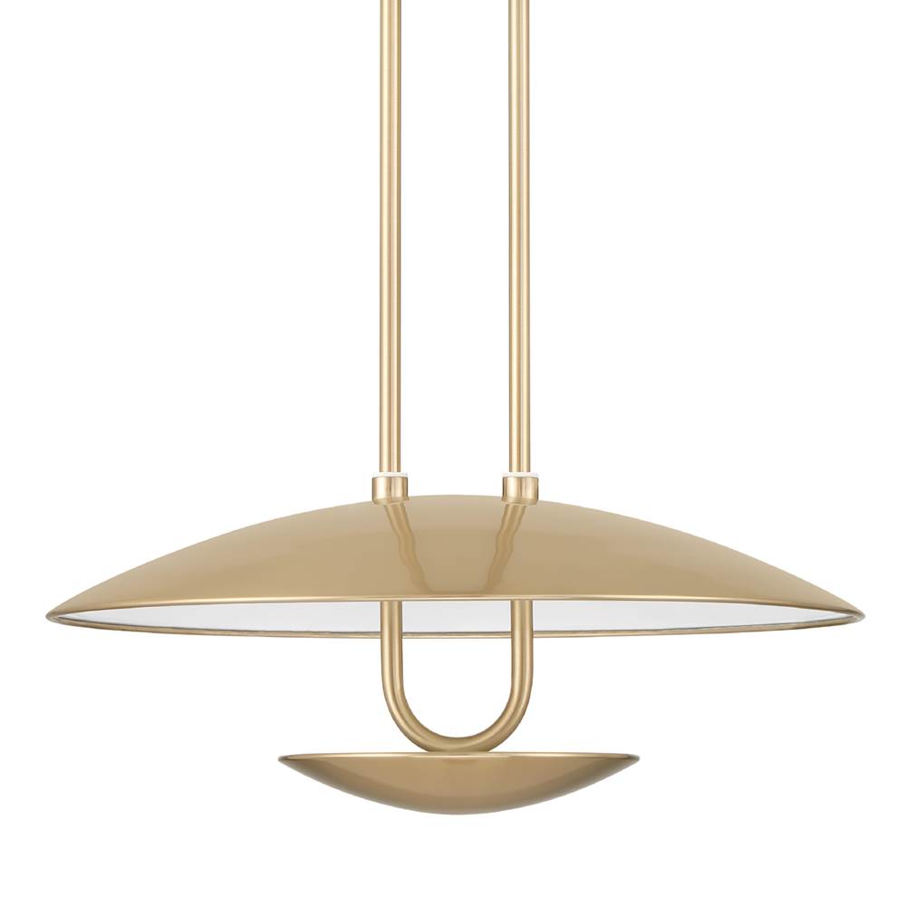 Hunter 48166 Luxe Gold Sunset Ridge 1 Light Large Pendant Gold Image 1