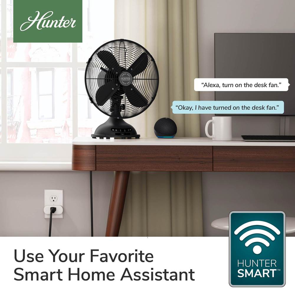 Hunter 99983 Fresh White Huntersmart Smart Plug Image 5