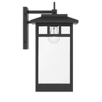Hunter 46072 Matte Black Hunter Yancy House Matte Black With Clear Glass 1 Light Image 3