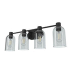 Hunter 19711 Natural Iron Hunter Lochemeade Natural Iron 4 Light Vanity Wall Light Fixture Image 1