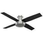Hunter 59247 Brushed Nickel 52'' Dempsey Lowpro-brushed Nickel-no Light Image 1