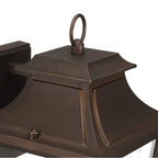 Hunter 46083 Matte Bronze Hunter Spring Cove Matte Bronze With Clear Glass 3 Light Image 4