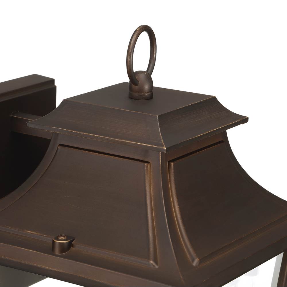 Hunter 46083 Matte Bronze Hunter Spring Cove Matte Bronze With Clear Glass 3 Light Image 4