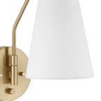Hunter 48173 Alturas Gold Valley Park 1 Light Large Pin Up Sconce Gold Image 4