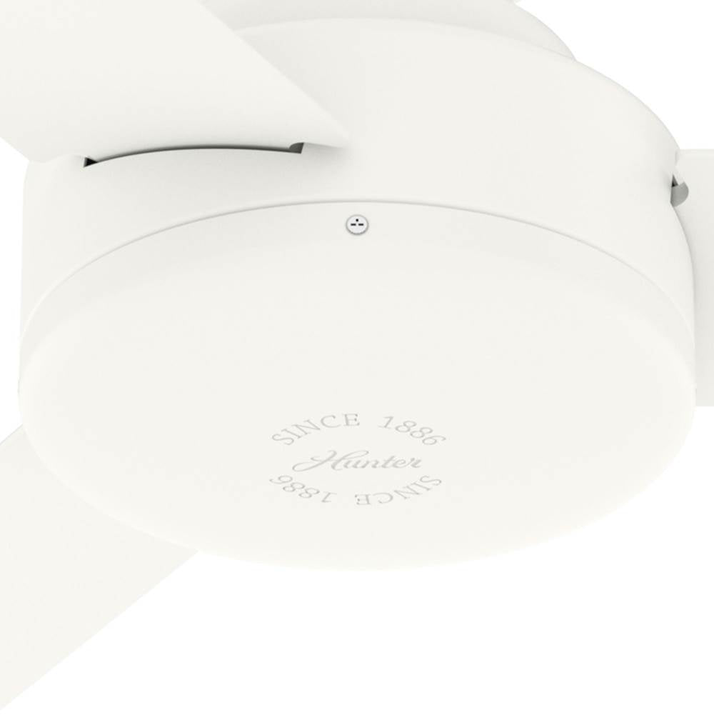 Hunter Presto 44in Presto Lp - Matte Fresh White