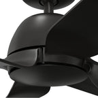 Hunter 50430 Flat Matte Black 52 Inch Airstack Matte Black Image 3