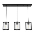 Hunter Astwood Cluster Linear Matte Black