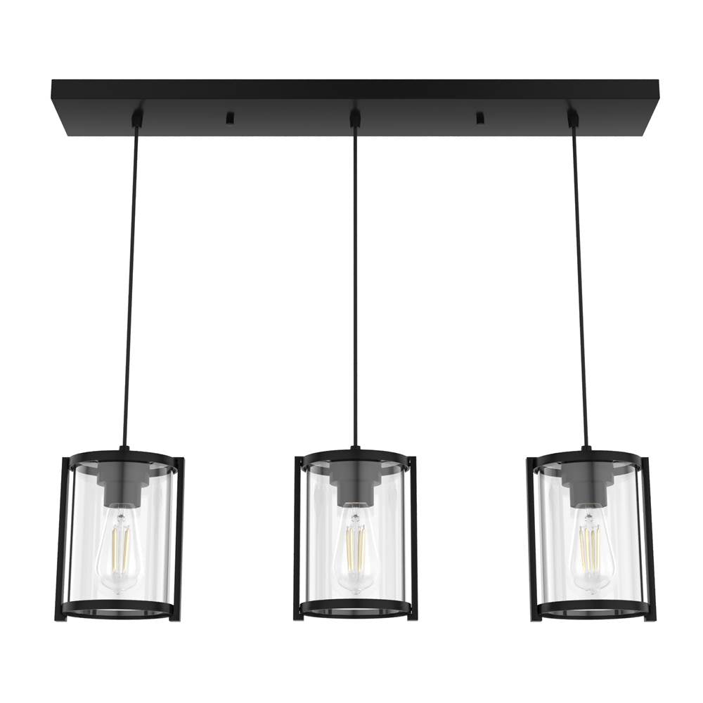 Hunter Astwood Cluster Linear Matte Black