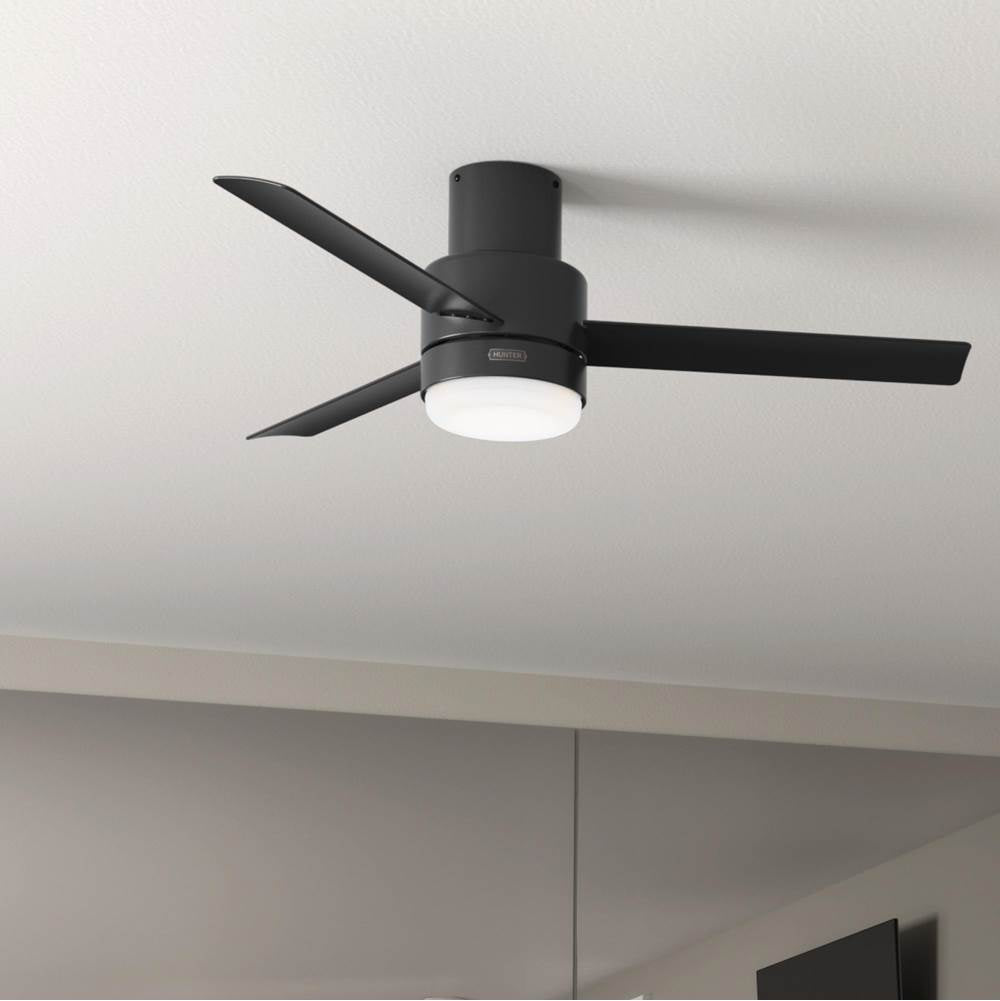Hunter 51330 Matte Black 52in Gilmour - Flat Matte Black Image 3
