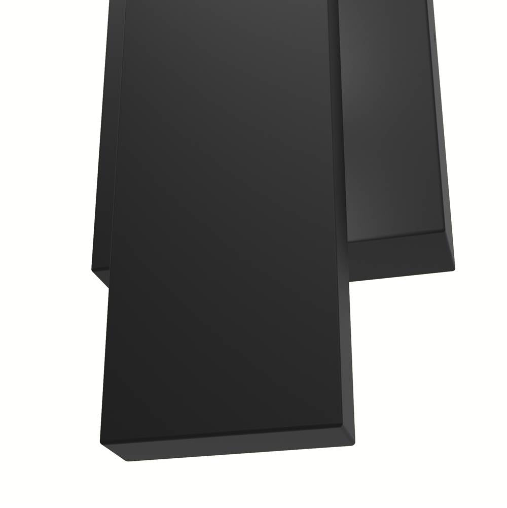 Hunter 13132 Matte Black Canoga Matte Black 1 Light Small Sconce Wall Light Fixture Image 6