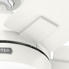 Hunter 52774 Fresh White 44 Inch Anisten Fresh White Ceiling Fan With Led Light Kit And Pull Chain Image 8