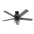 Hunter 52311 Matte Black 52 Inch Wifi Techne Matte Black Ceiling Fan With Led Light Kit And Handheld Remote Image 1