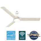 Hunter Aeronaut 60in Aeronaut - Matte White/li