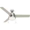 Hunter 50540 Brushed Nickel 52 Inch Aker Brushed Nickel Image 1