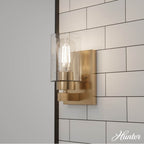 Hunter 13072 Alturas Gold Hartland Alturas Gold With Seeded Glass 1 Light Image 4