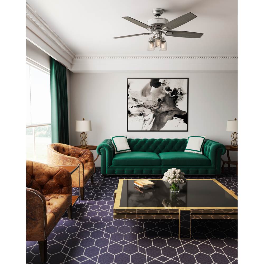Hunter Bennett 52'' Bennett-brushed Nickel
