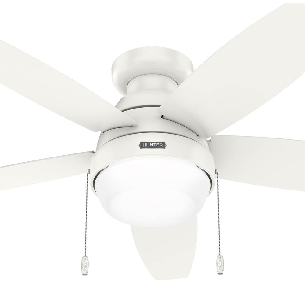 Hunter 52418 Fresh White 52in Lilliana -  Fresh White Image 7