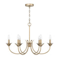 Hunter 13261 Luxe Gold Junie Bud Jasmine Roth 6 Light Medium 28 Inch Chandelier Image 1