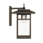 Hunter 46071 Matte Bronze Hunter Yancy House Matte Bronze With Clear Glass 1 Light Image 3