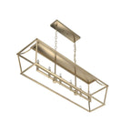 Hunter 19078 Alturas Gold Hunter Laurel Ridge Alturas Gold 6 Light Chandelier Ceiling Light Fixture Image 2